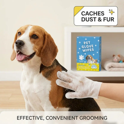 Hypoallergenic Disposable Pet Wipes - Moisturizing and Deep-Cleaning Double-Sided Formula for Dogs and Cats, Effective Dirt, Hair, and Dander Removal, Deodorizing, Non-Greasy Hygienic Solution