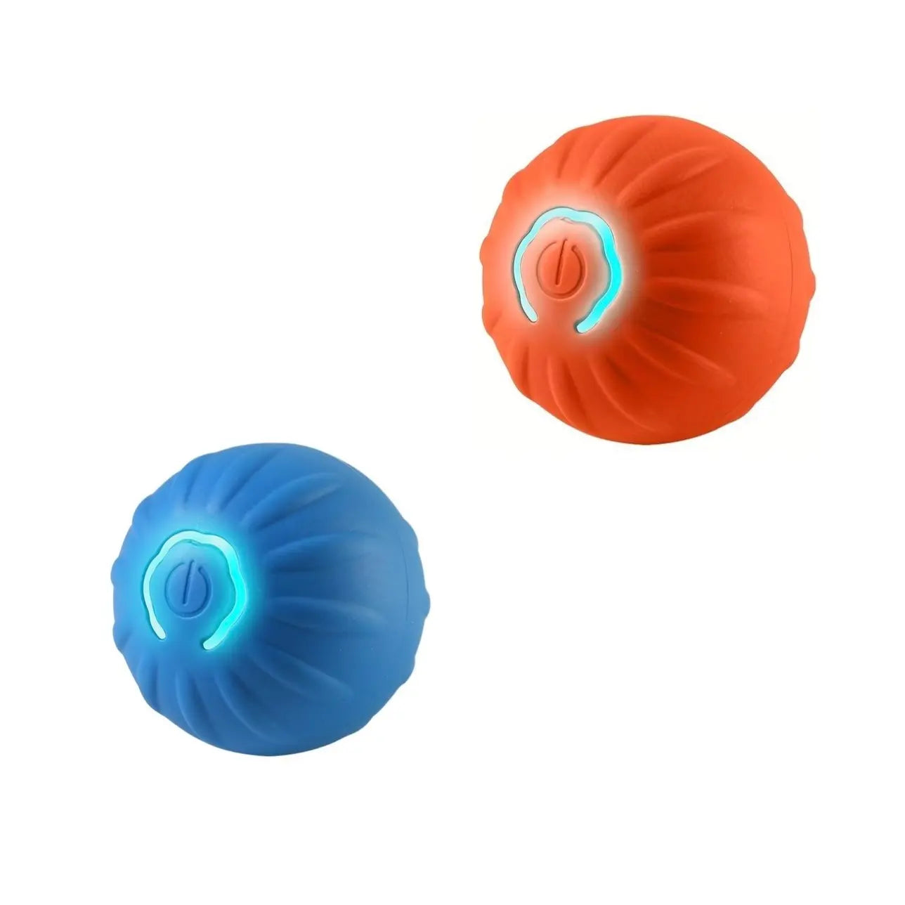 Fuzztik 2025 Upgraded Interactive Dog Toy Ball - Durable USB Rechargeable TPR Material with Automatic Rolling and Vibrating Features for Dogs of All Sizes, Anti-Biting and High-Quality Design