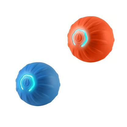 Fuzztik 2025 Upgraded Interactive Dog Toy Ball - Durable USB Rechargeable TPR Material with Automatic Rolling and Vibrating Features for Dogs of All Sizes, Anti-Biting and High-Quality Design