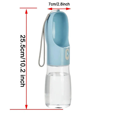 Portable Leak-Proof Pet Travel Water Bowl and Food Feeder Set, 258ML Water Capacity and 200ML Food Capacity, Easy to Clean and Detachable for Outdoor Adventures with Cats and Dogs