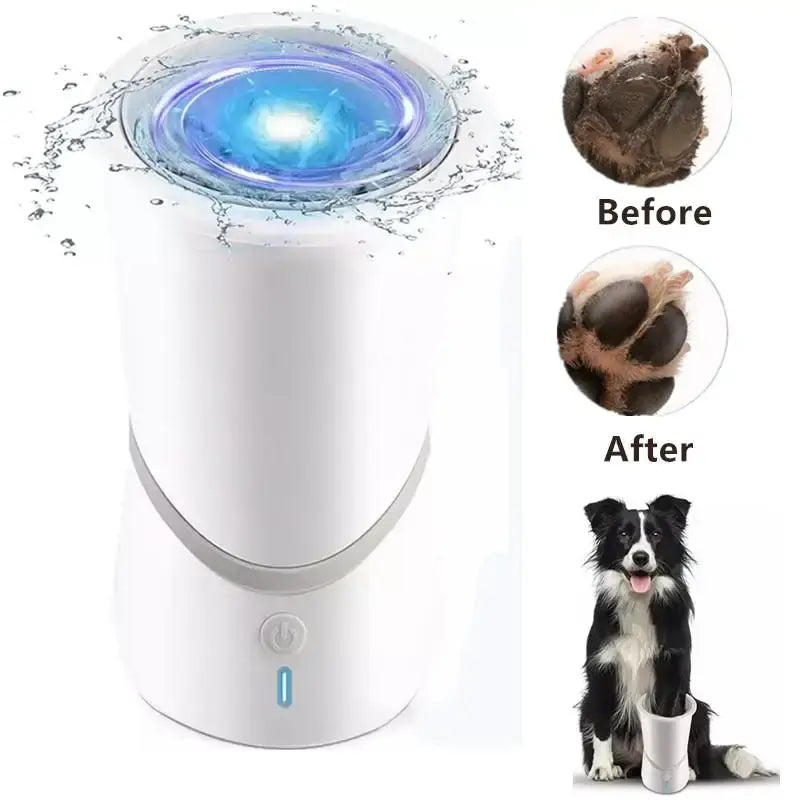 Automatic Pet Paw Cleaner Cup - Portable Silicone Foot Washer for Small and Medium Dogs