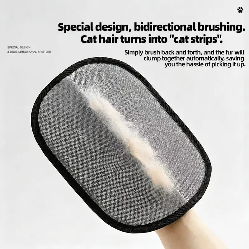 Electrostatic Pet Hair Removal Gloves - Reusable Shedding Tool for Effective Cleaning of Furniture, Carpets, and Car Interiors