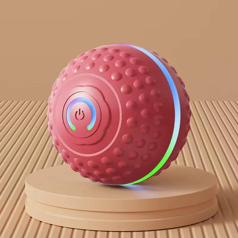 Fuzztik 2025 Upgraded Interactive Dog Toy Ball - Durable USB Rechargeable TPR Material with Automatic Rolling and Vibrating Features for Dogs of All Sizes, Anti-Biting and High-Quality Design