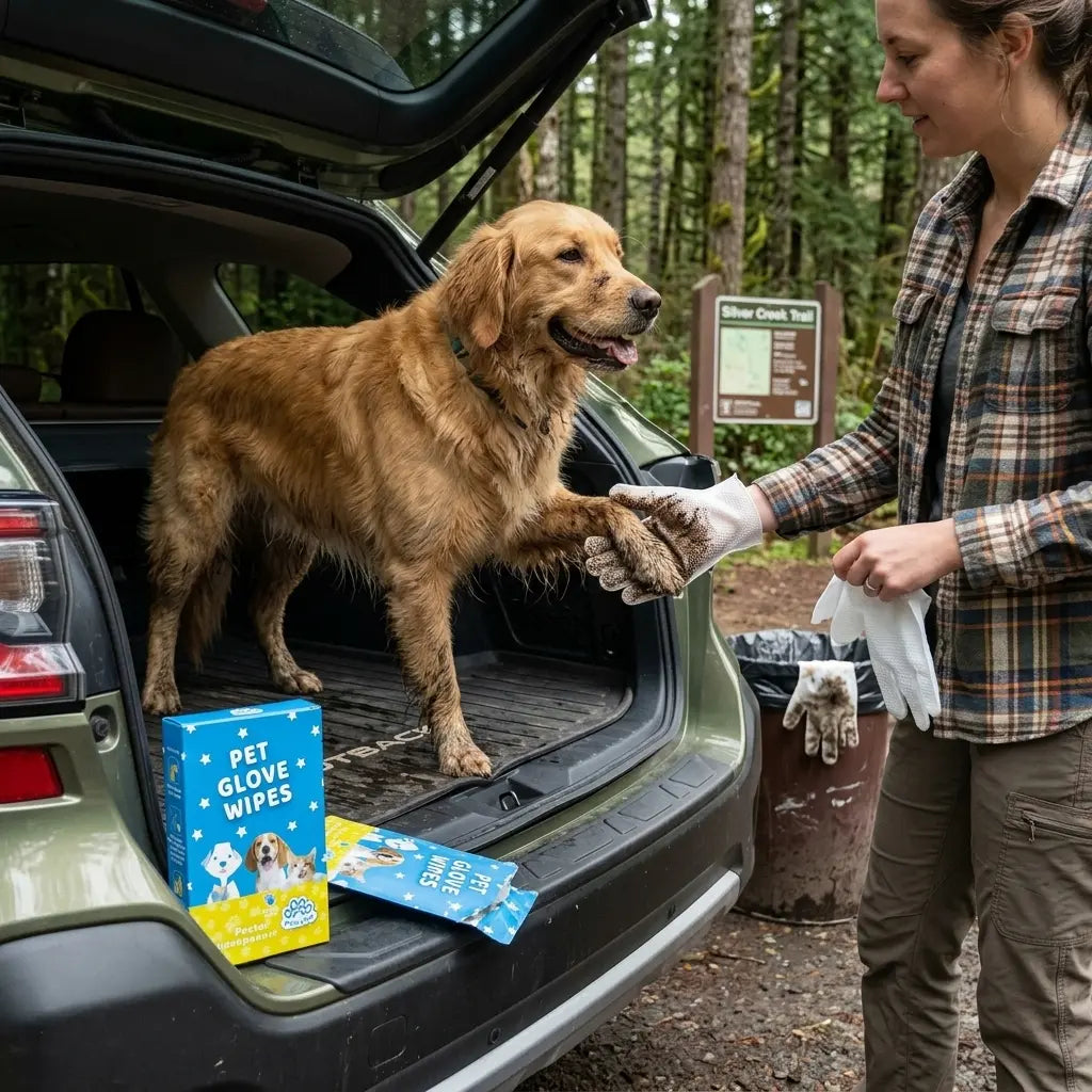 Hypoallergenic Disposable Pet Wipes - Moisturizing and Deep-Cleaning Double-Sided Formula for Dogs and Cats, Effective Dirt, Hair, and Dander Removal, Deodorizing, Non-Greasy Hygienic Solution