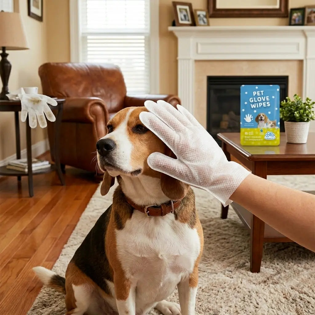 Hypoallergenic Disposable Pet Wipes - Moisturizing and Deep-Cleaning Double-Sided Formula for Dogs and Cats, Effective Dirt, Hair, and Dander Removal, Deodorizing, Non-Greasy Hygienic Solution