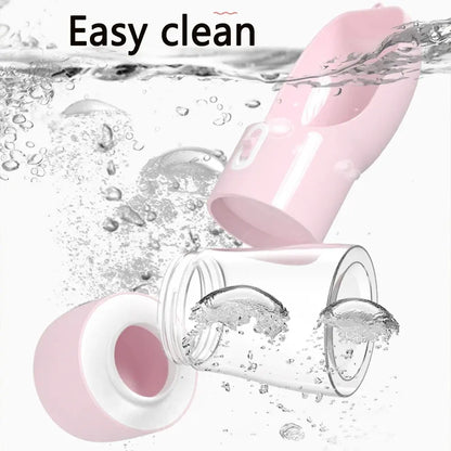 Portable Leak-Proof Pet Travel Water Bowl and Food Feeder Set, 258ML Water Capacity and 200ML Food Capacity, Easy to Clean and Detachable for Outdoor Adventures with Cats and Dogs