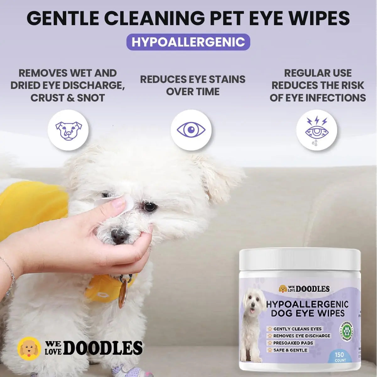 Canine Eye Cleaning Wipes