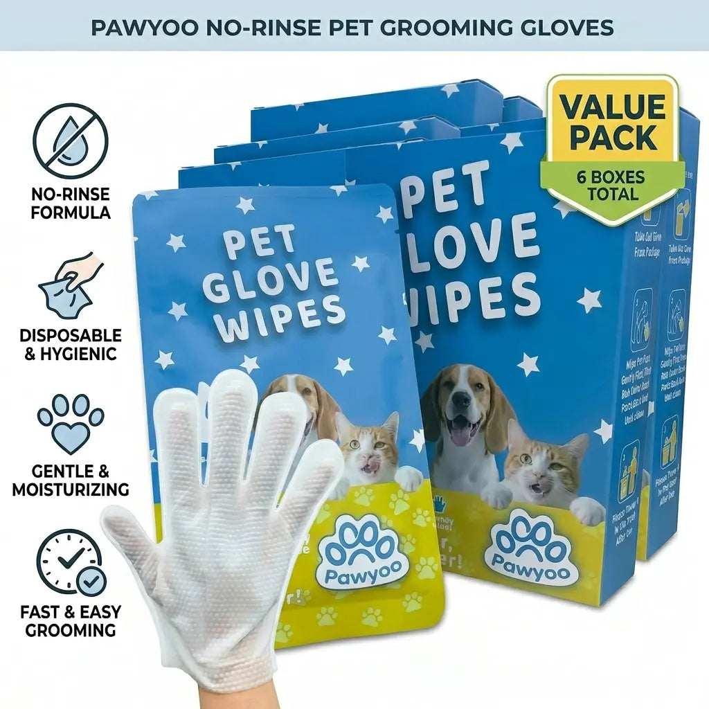 Hypoallergenic Disposable Pet Wipes - Moisturizing and Deep-Cleaning Double-Sided Formula for Dogs and Cats, Effective Dirt, Hair, and Dander Removal, Deodorizing, Non-Greasy Hygienic Solution